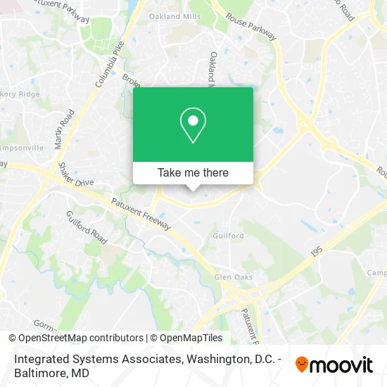 Mapa de Integrated Systems Associates