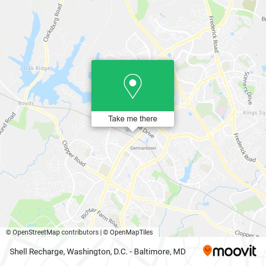 Shell Recharge map