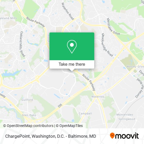 ChargePoint map