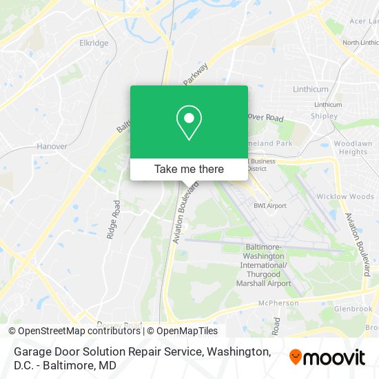 Mapa de Garage Door Solution Repair Service