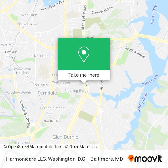 Harmonicare LLC map