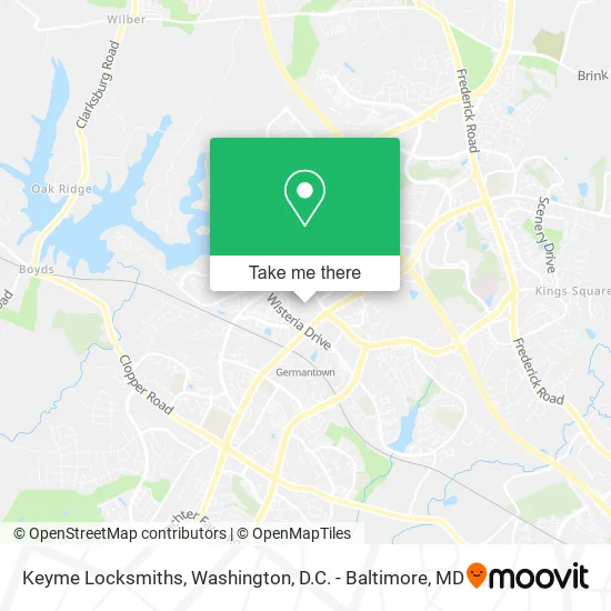 Mapa de Keyme Locksmiths