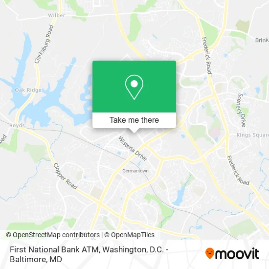 Mapa de First National Bank ATM