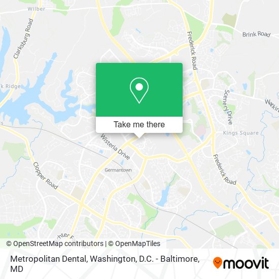 Metropolitan Dental map