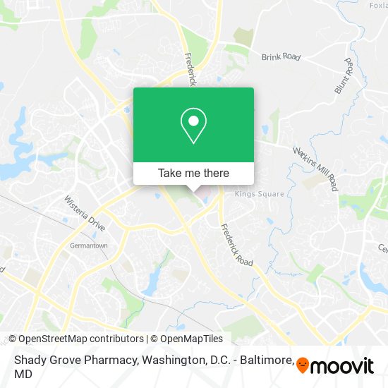 Shady Grove Pharmacy map