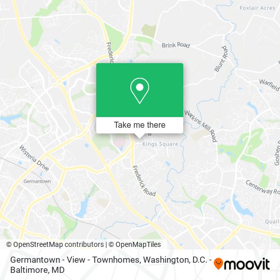 Mapa de Germantown - View - Townhomes