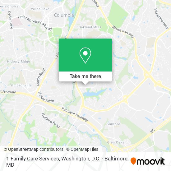 1 Family Care Services map