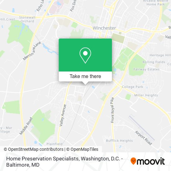 Home Preservation Specialists map