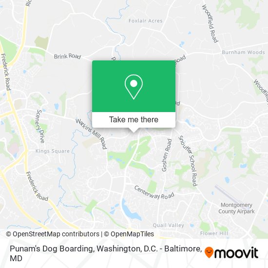 Punam's Dog Boarding map