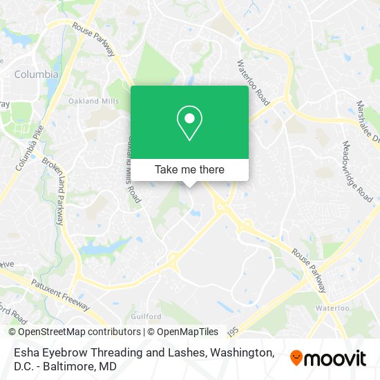 Esha Eyebrow Threading and Lashes map