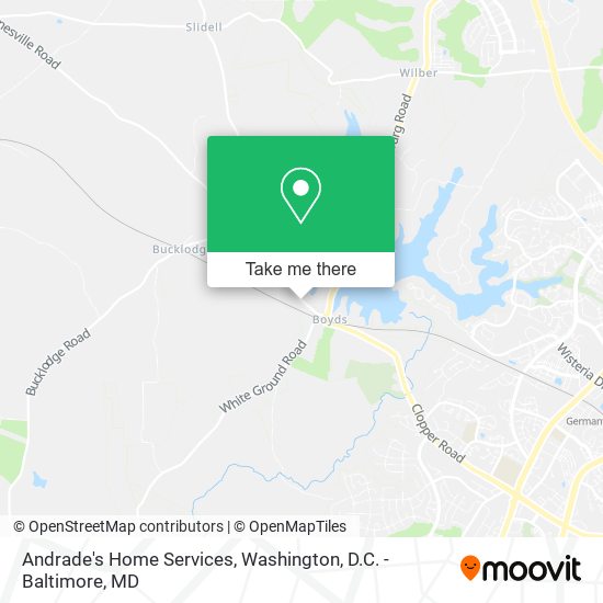 Andrade's Home Services map