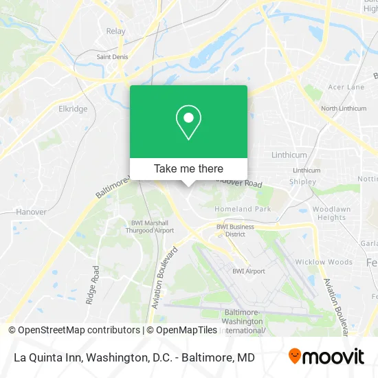 La Quinta Inn map