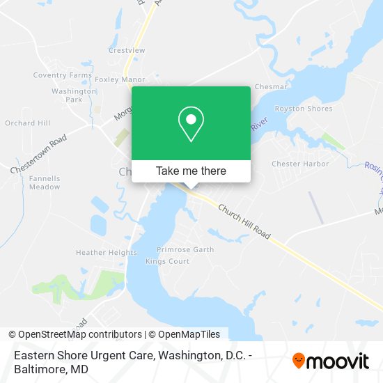Eastern Shore Urgent Care map