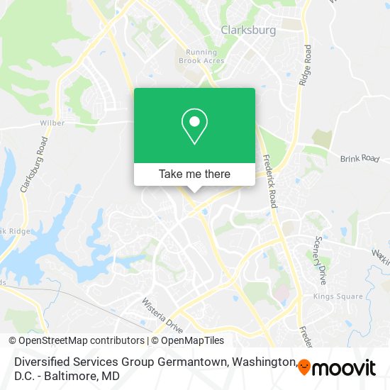Diversified Services Group Germantown map