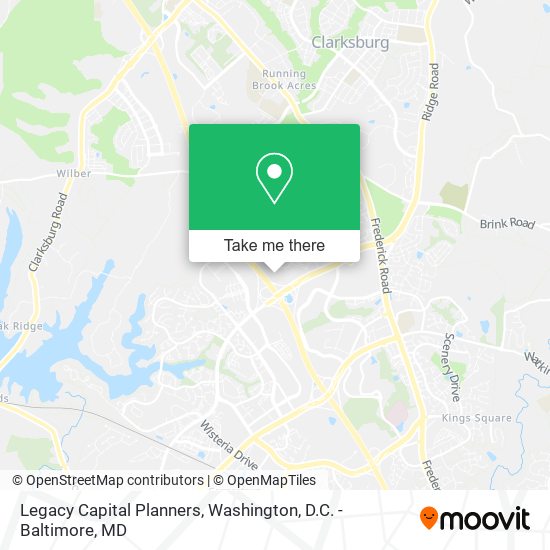 Legacy Capital Planners map