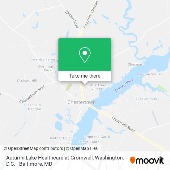 Autumn Lake Healthcare at Cromwell map