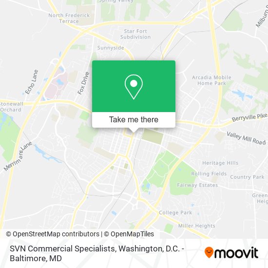 SVN Commercial Specialists map