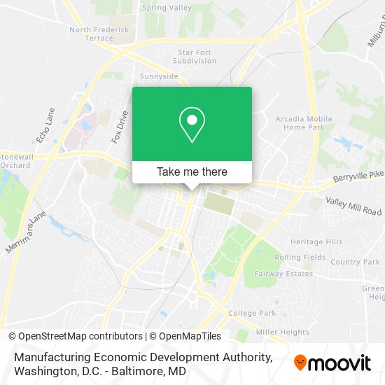 Manufacturing Economic Development Authority map