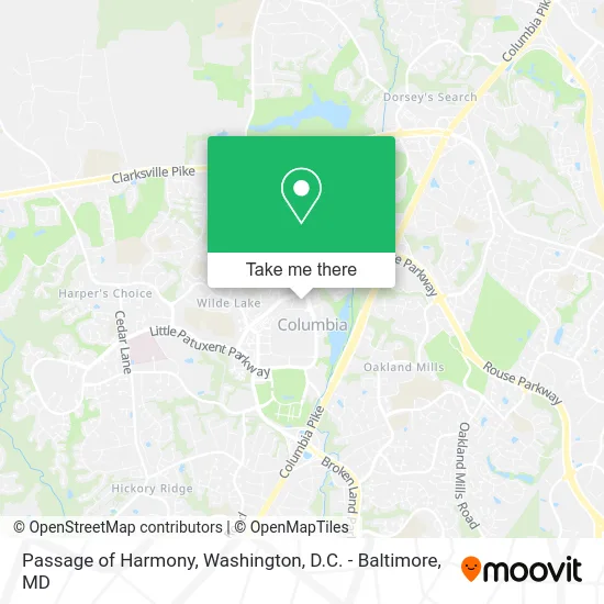 Passage of Harmony map