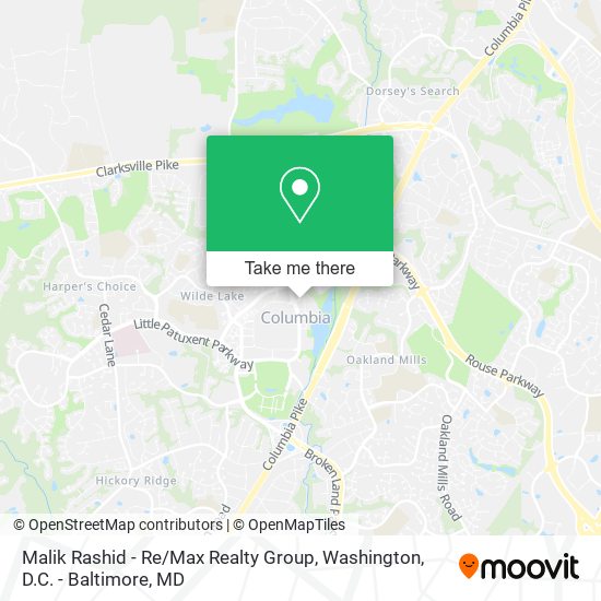 Mapa de Malik Rashid - Re / Max Realty Group