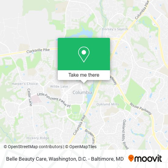 Belle Beauty Care map