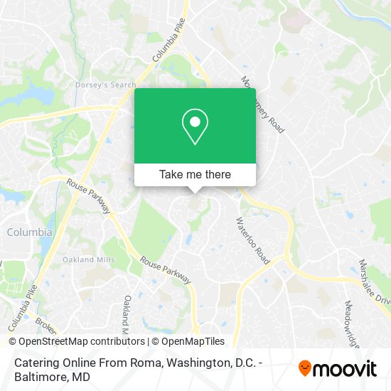 Catering Online From Roma map