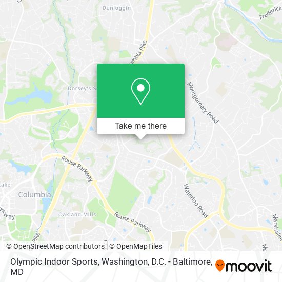 Olympic Indoor Sports map