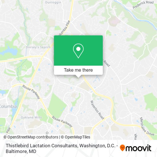 Thistlebird Lactation Consultants map