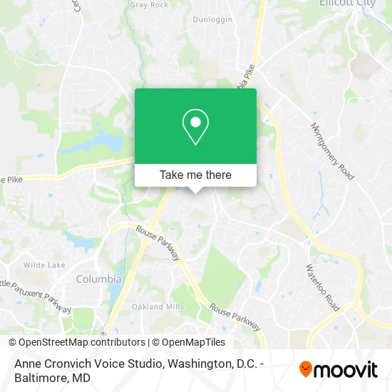 Anne Cronvich Voice Studio map