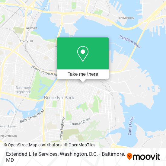 Extended Life Services map