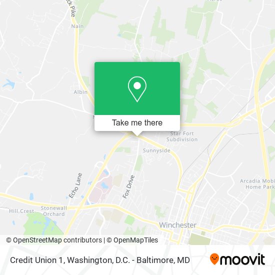 Credit Union 1 map