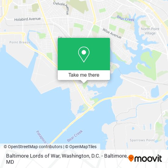 Baltimore Lords of War map
