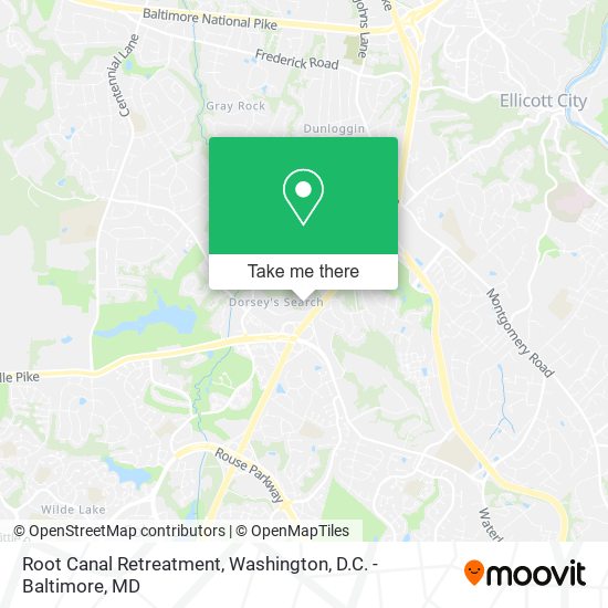 Root Canal Retreatment map