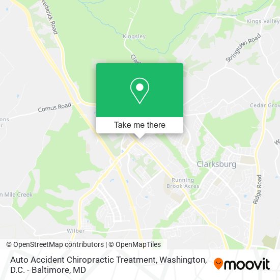Mapa de Auto Accident Chiropractic Treatment