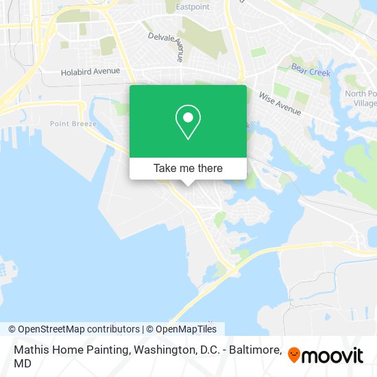 Mathis Home Painting map