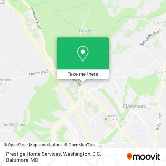 Prestige Home Services map