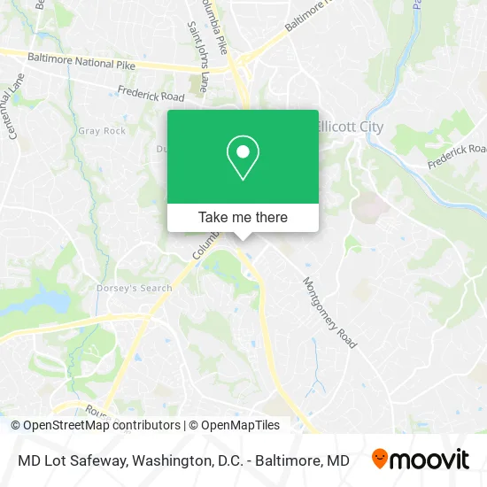 MD Lot Safeway map