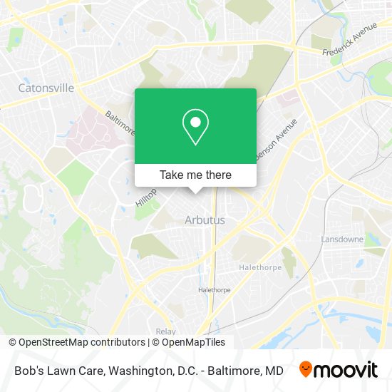 Mapa de Bob's Lawn Care