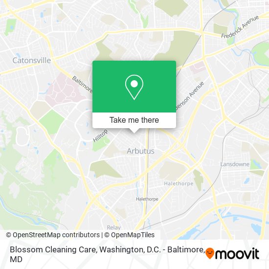 Blossom Cleaning Care map
