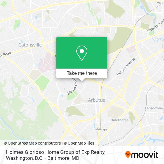 Holmes Glorioso Home Group of Exp Realty map