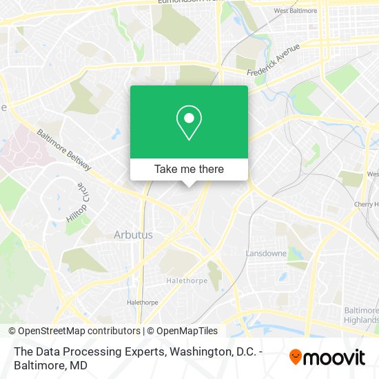 The Data Processing Experts map