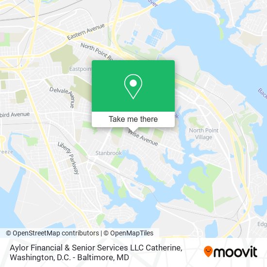 Mapa de Aylor Financial & Senior Services LLC Catherine