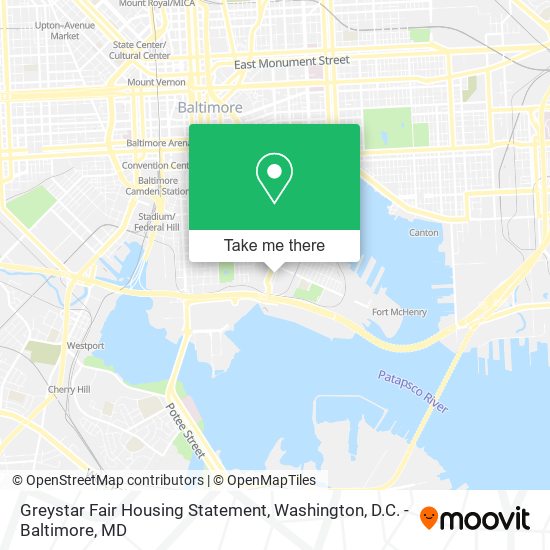 Mapa de Greystar Fair Housing Statement