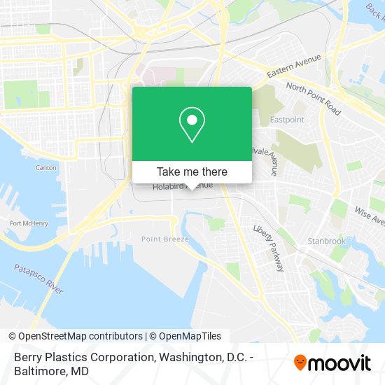 Berry Plastics Corporation map
