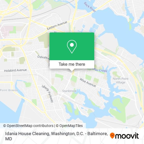 Idania House Cleaning map