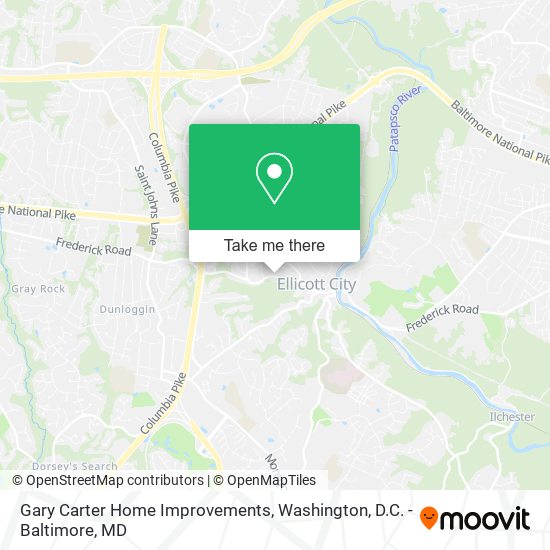 Gary Carter Home Improvements map