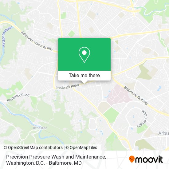 Mapa de Precision Pressure Wash and Maintenance