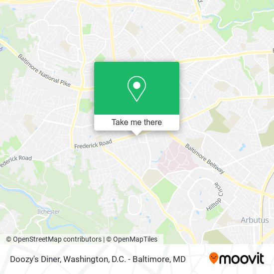 Doozy's Diner map