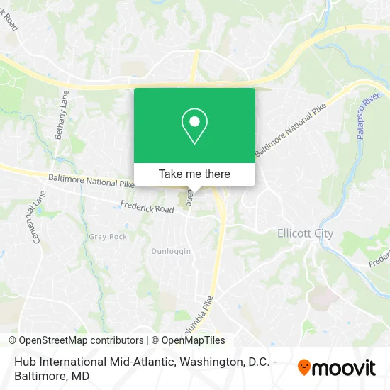 Hub International Mid-Atlantic map