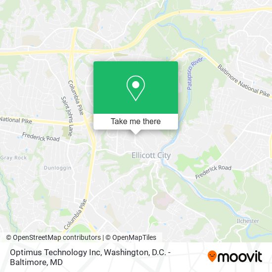 Mapa de Optimus Technology Inc